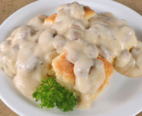 Country Biscuits 'N Sausage Gravy