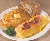 Ham `N Cheese Omelette