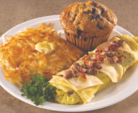 Meatlover;'s Omelette