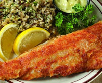 Walleye Fillet Dinner