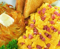 Senior's Ham Scrambled
