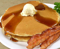 Senior's Short Stack `N Bacon