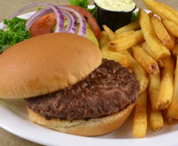 Senior's Hamburger Combo