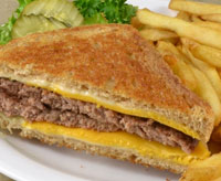 Senior's Half Patty Melt Combo